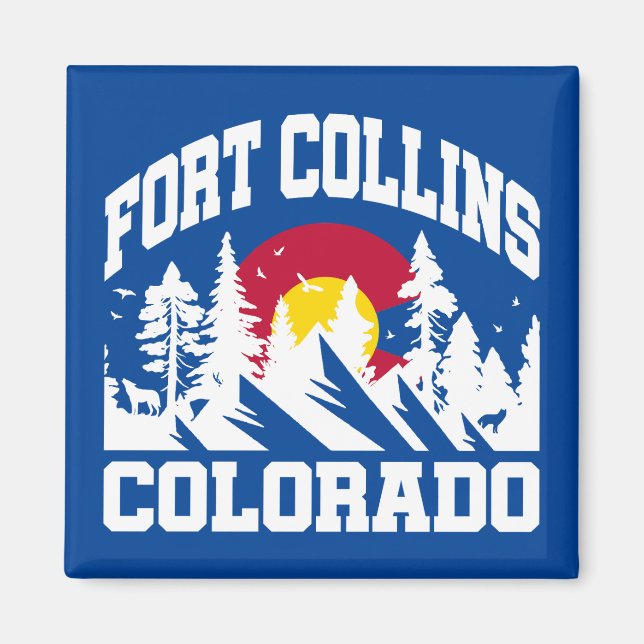 Fort Collins,Colorado Magnet (Front)