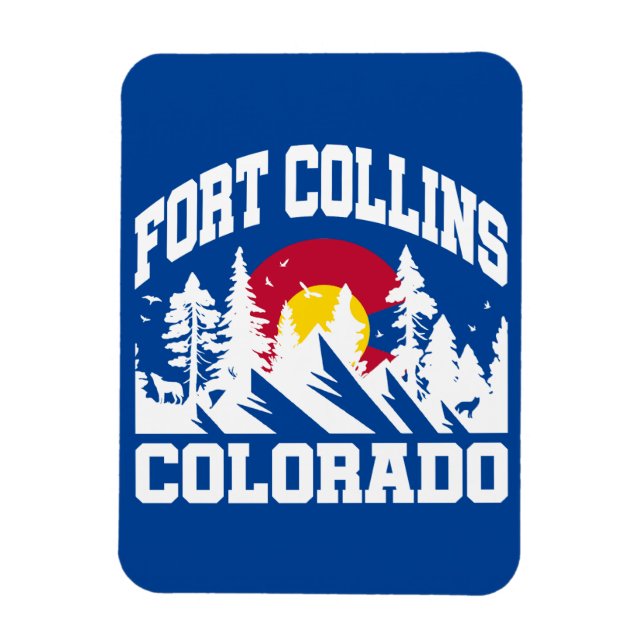Fort Collins,Colorado Magnet (Vertical)