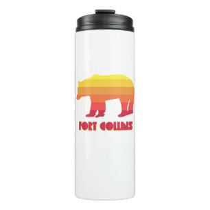 Fort Collins Colorado Rainbow Bear Thermal Tumbler