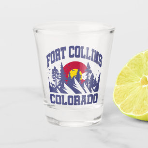 Fort Collins,Colorado Shot Glass