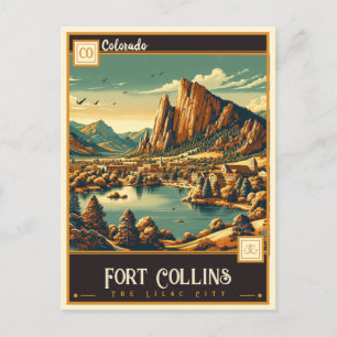 Fort Collins, Colorado   Vintage Postcard