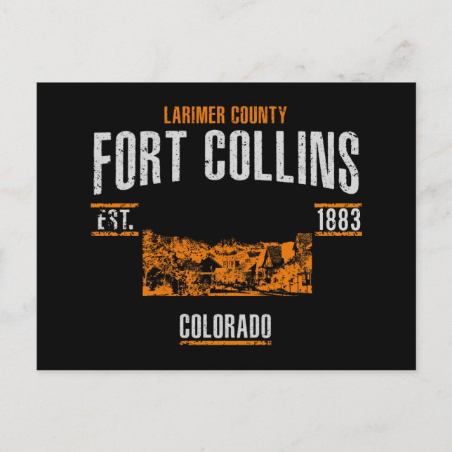 Fort Collins Postcard (Front)