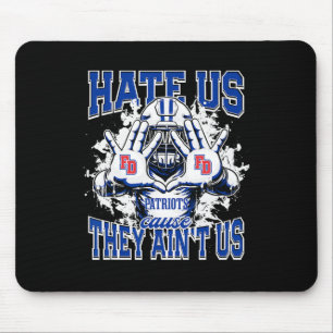 Fort Dorchester Patriots Logo Hate Us Cause They A Mouse Mat