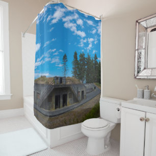 Fort Flagler Battery Calwell Shower Curtain
