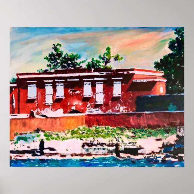 Fort Frederik Historical Landmark Poster 20x16 (Front)