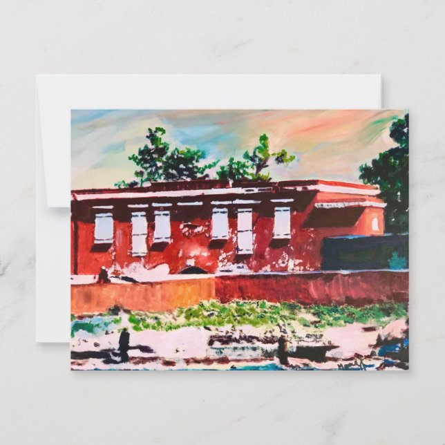 Fort Frederik Note Card (Flat)  (Front)