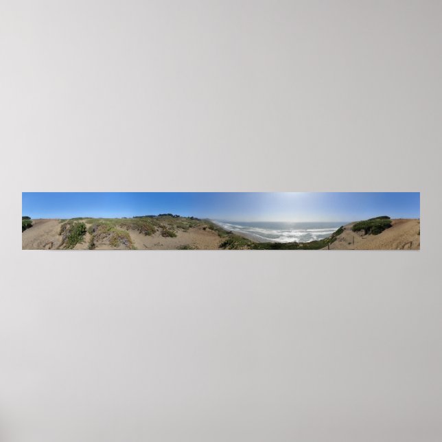 Fort Funston Panorama Poster (Front)