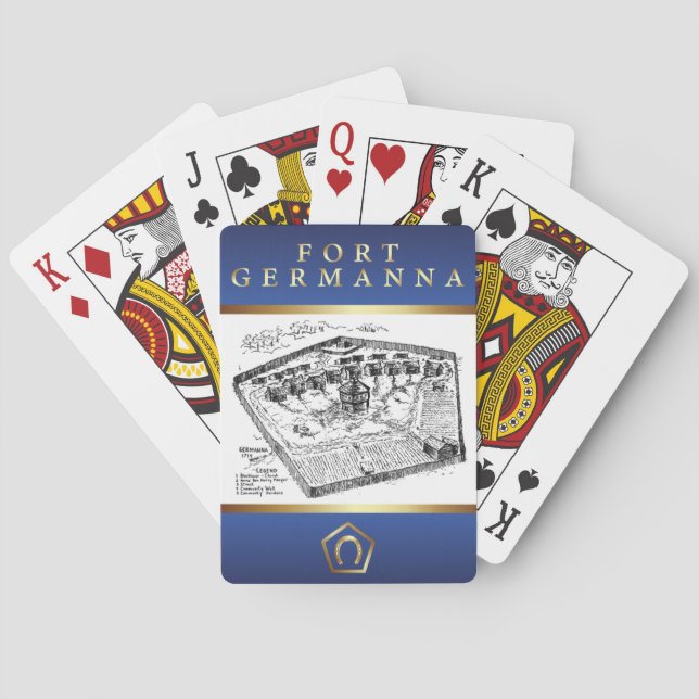 Fort Germanna Playing Cards (Back)