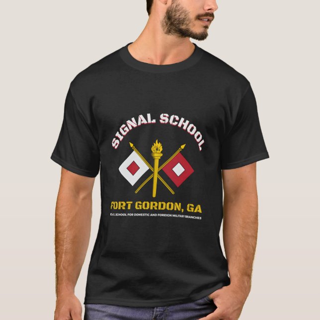 Fort Gordon Signal School T-Shirt (Front)
