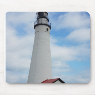 Fort Gratiot Lighthouse in Michigan Mouse Mat