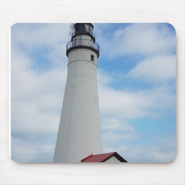 Fort Gratiot Lighthouse in Michigan  Mouse Mat (Front)