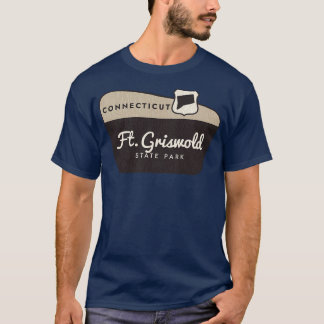 Fort Griswold State Park Connecticut Welcome Sign T-Shirt