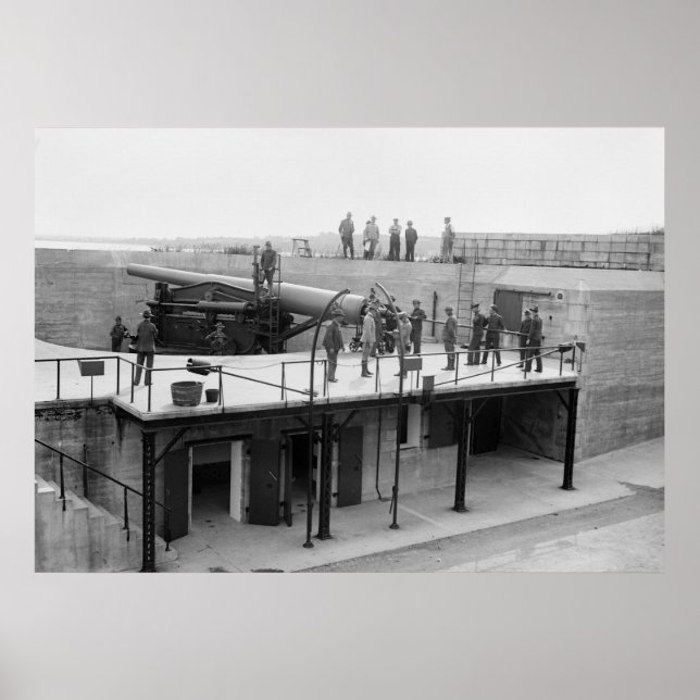 Fort Hamilton Cannon, 1908 Poster (Front)