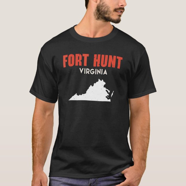Fort Hunt Virginia USA State America Travel Virgin T-Shirt (Front)