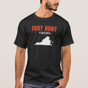 Fort Hunt Virginia USA State America Travel Virgin T-Shirt
