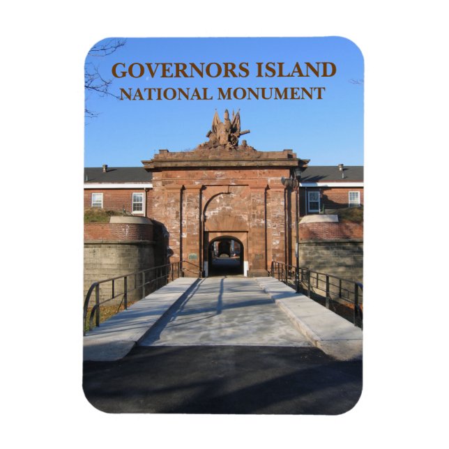 Fort Jay, Governors Island National Monument, NY Magnet (Vertical)