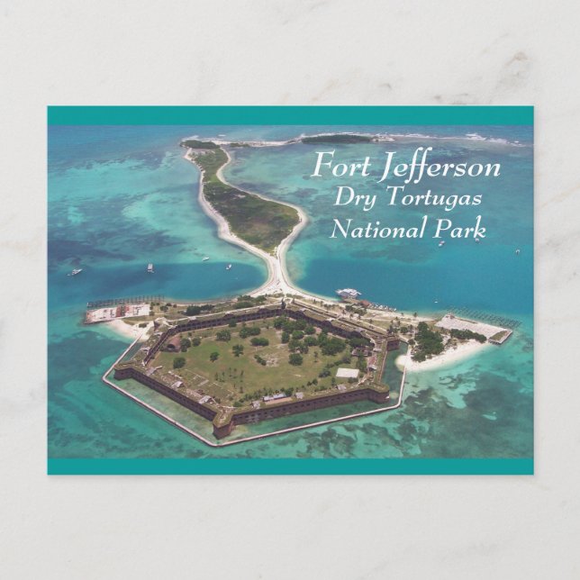 Fort Jefferson Dry Tortugas Postcard (Front)