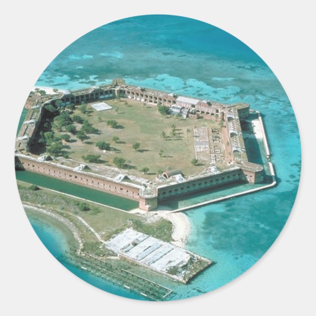 Fort Jefferson National Park Classic Round Sticker (Front)