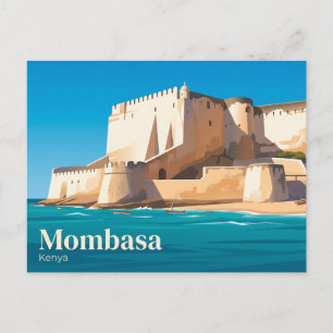 Fort Jesus Kenya Postcard