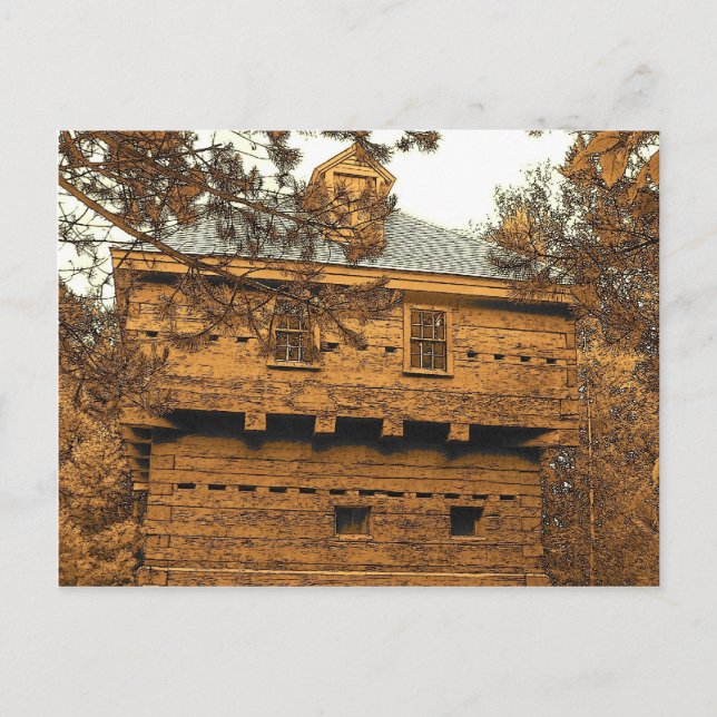 Fort Kent Blockhouse Postcard (Front)