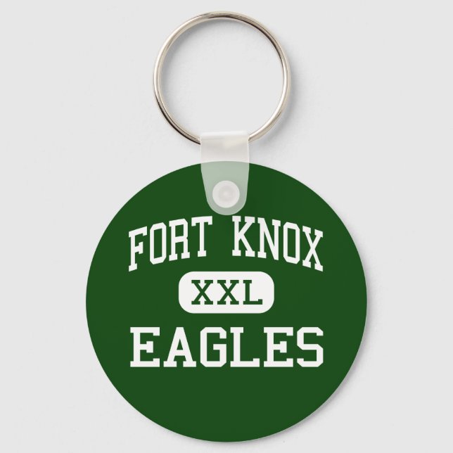 Fort Knox - Eagles - High - Fort Knox Kentucky Key Ring (Front)