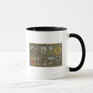 Fort Knox, Kentucky - Large Letter Scenes Mug