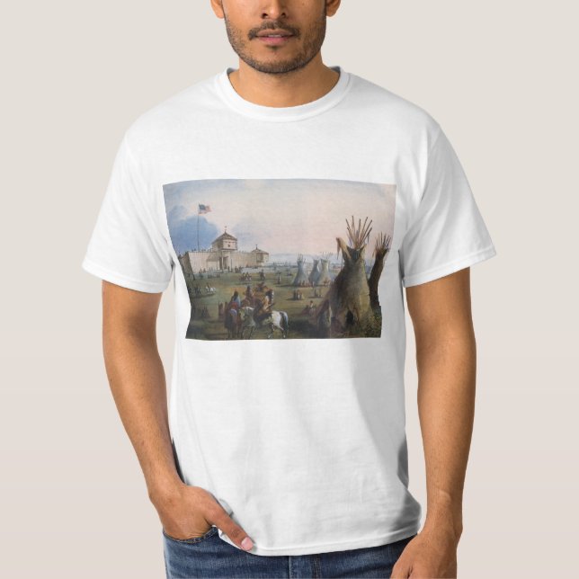 Fort Laramie, Sublette Fort, Fort William, Miller T-Shirt (Front)