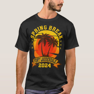 Fort Lauderdale 2024 Spring Break Family School Va T-Shirt