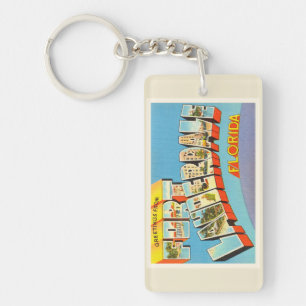 Fort Lauderdale #2 Florida FL Old Travel Souvenir Key Ring