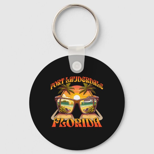 Fort Lauderdale _4  Key Ring (Front)