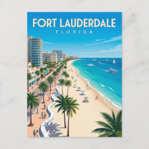 Fort Lauderdale Beach Florida Postcard