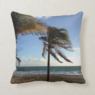 Fort Lauderdale Beach Palms Pillow