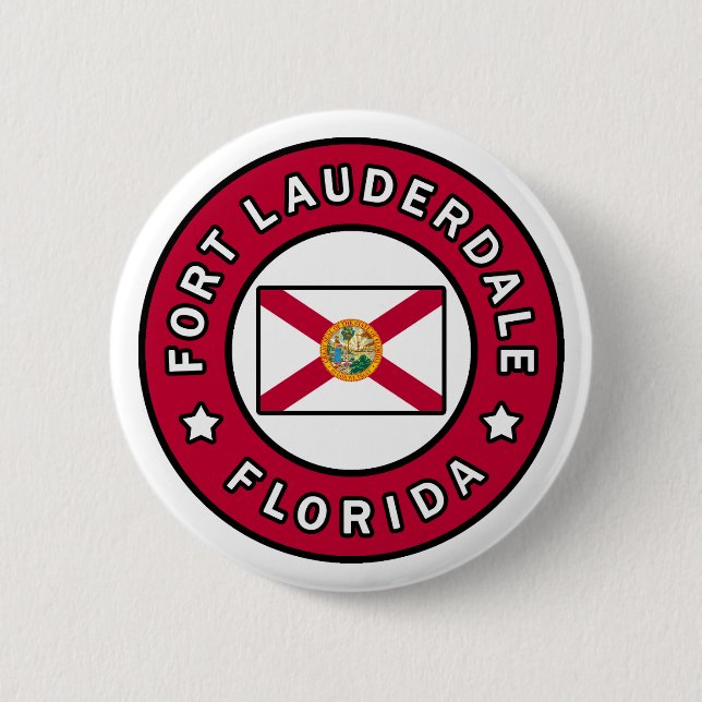 Fort Lauderdale Florida 6 Cm Round Badge (Front)