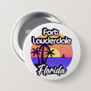 Fort Lauderdale Florida 7.5 Cm Round Badge