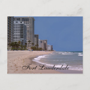 Fort Lauderdale Florida Beach & Ocean  Postcard