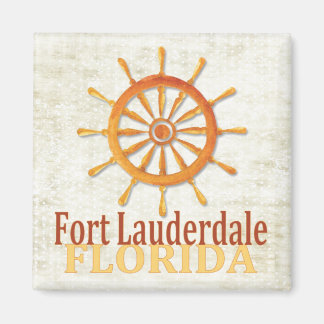 Fort Lauderdale Florida captain's wheel magnet