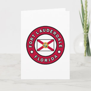 Fort Lauderdale Florida Card