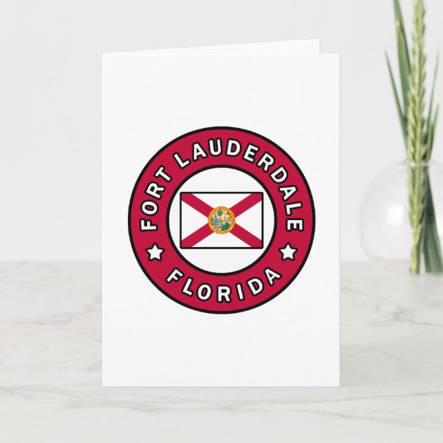 Fort Lauderdale Florida Card (Front)