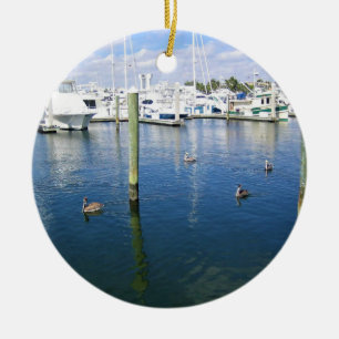 Fort Lauderdale, Florida Ceramic Tree Decoration