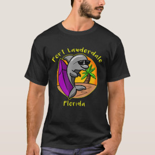 Fort Lauderdale Florida Dolphin Vacation Design So T-Shirt