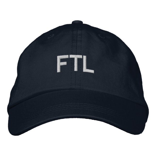 Fort Lauderdale Florida Embroidered Baseball Hat (Front)