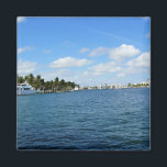Fort Lauderdale, Florida Magnet<br><div class="desc">While on a cruise through the canals of Fort Lauderdale,  Florida,  we saw pretty views of the city & many bridges. Photo taken January 2012.</div>