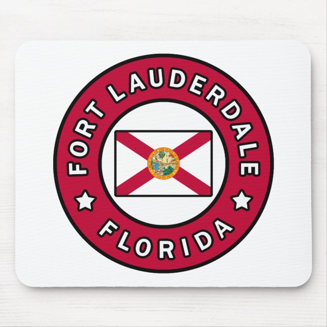 Fort Lauderdale Florida Mouse Mat (Front)