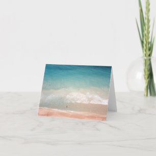 Fort Lauderdale Florida ocean beach view note card