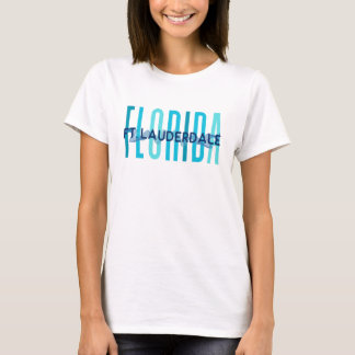 Fort Lauderdale Florida (Ocean Wave) T-Shirt