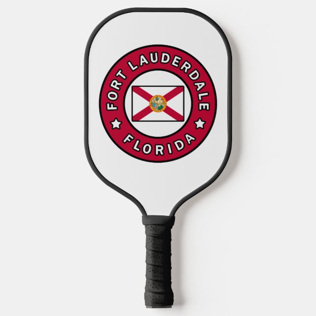 Fort Lauderdale Florida Pickleball Paddle (Front)