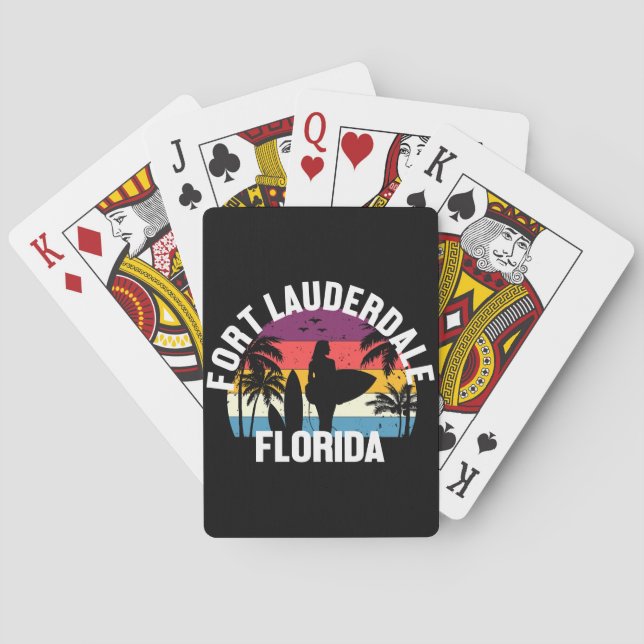 Fort Lauderdale,Florida Playing Cards (Back)