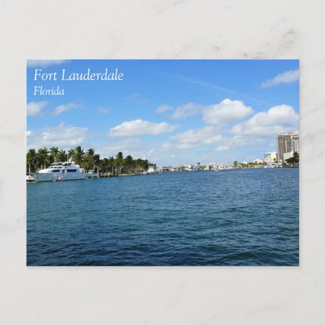 Fort Lauderdale, Florida Postcard (Front)