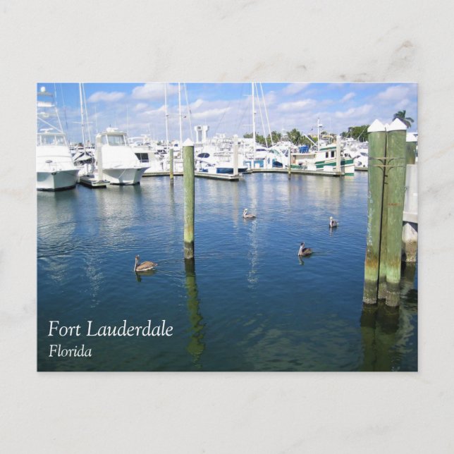 Fort Lauderdale, Florida Postcard (Front)