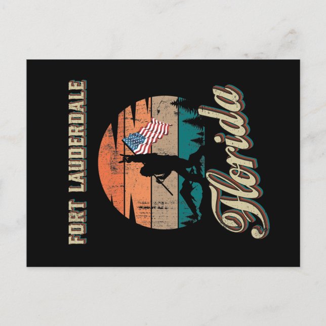 Fort Lauderdale Florida Postcard (Front)